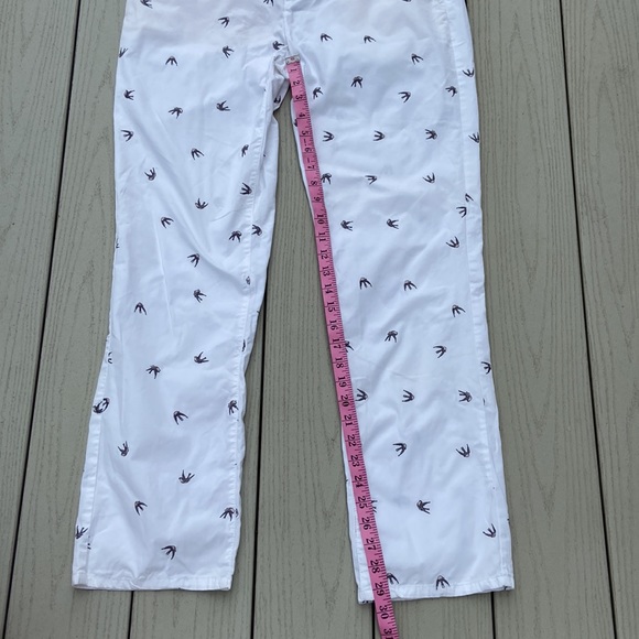 Anthropologie Daughters of the Liberation Chino with Embroidered Birds - Picture 14 of 14